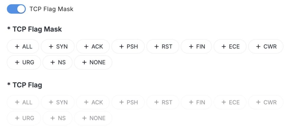 Flags in Mitigations in StormWall